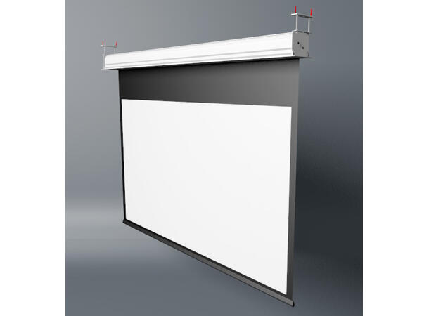 Screenline INCEILING 16:10 390x244 cm 181" m/sorte kanter, lystett, gain 1,0